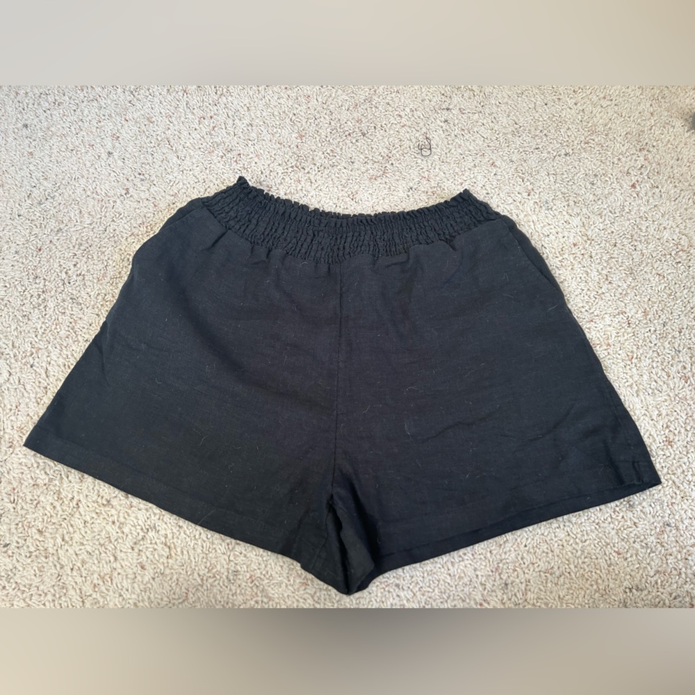 Linen shorts